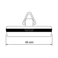 Korek do spustu 45mm CHROM