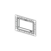 Ramka montażowa do WC, służy do montażu przycisków TECEloop/TECEsquare/TECEnow/TECEvelvet oraz TECElux mini zlicowanych z płytką ścienną, metal połysk TECE