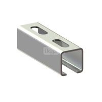 Szyna montażowa NICZUK NSZA, gr. 1.5 mm, dł. 2000 mm, stal nierdzewna (pasywacja)