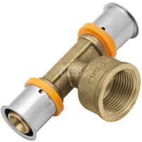 Trójnik mosiężny GW ultraPRESS - 25 Rp3/4"