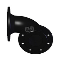 Kolano żeliwo, przył. DN 80 dł.257.5mm szer.185mm WILO