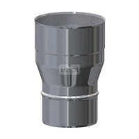 Redukcja stal nierdzewna MK ŻARY ST RD MKKD/MKKS fi150W x 150 mm do kanałów wentylacyjnych okrągłych