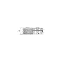 Grzejnik płytowy typ 33 KERMI X2 Plan-K wym. 959 x 705 mm, kolor biały, moc 2193 W