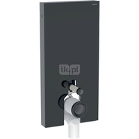 Moduł sanitarny do WC stojącego GEBERIT Monolith Plus, 1010 mm x 480 mm x 106 mm, front: czarny, bok: czarny