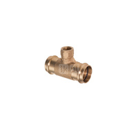 Trójnik IBP P4130 G Cu 15 mm x 1/2'' x 15 mm (złącze zaciskowe x GW x złącze zaciskowe)