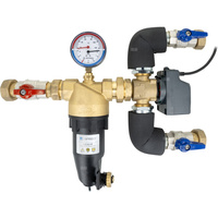 Zespół powrotu do pompy ciepła AMB Lite z zaworem przełączającym AZV, separatorem zanieczyszczeń ADS 181, DN25, przyłącza G1 1/4"