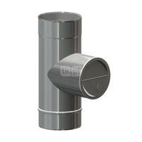 Trójnik pod regulator ciągu 90' MK ŻARY ST TRI REG 113 mm x 150 mm x 113 mm