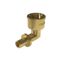 Kolano 90' mosiężne GW ultraLINE - 16 Rp3/4"