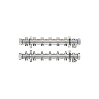 Kermi x-net rozdzielacz IFH FI-14 do 14 obwodów, długość 1270 mm