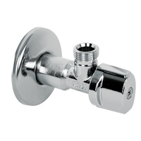 Zawór wodny ARCO VITAQ A80 Metallic kątowy antykamienny - 2 szt. GZ 1/2'' x GZ 1/2''