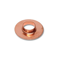 Przejściówka SANHA WBS V redukcja, Cu, 102 mm x 54 mm (kołnierz x lut zewnętrzny)