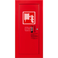 Hydrant DN 25 wnękowy boczny, wąż 30 m, zamek patent, RAL 3000 lewy