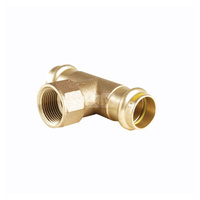 Trójnik IBP PG 4130 G redukcja, do gazu Cu 54 mm x 1/2'' x 54 mm (złącze zaciskowe x GW x złącze zaciskowe)