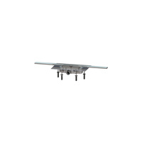 Linearis Infinity 60 z Mechanicznym syfonem Megastop, Szczotkowana powierzchnia ze stali nierdzewnej, 800 mm