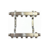 Rozdzielacz INOX do CO z nyplami - QIK Optimo III RN-5 - 7 sekcji