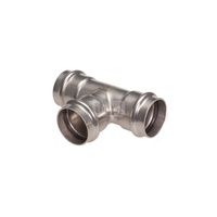 Trójnik IBP PS 5130 redukcja stal nierdzewna 108 mm x 22 mm x 108 mm (złącze zaciskowe)