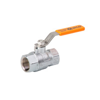 Zawór kulowy ARCO TAJO SOLAR stal nierdzewna 1 1/2'' GW, uchwyt: dźwignia chrom