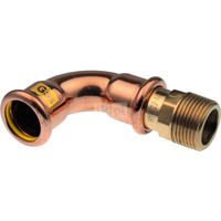 Kolano 90' GZ Copper Gas - 42 R1 1/2"