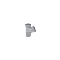 Trójnik MAGNAPLAST HT PLUS HTEA 87' PP DN 110 x DN 50 x DN 110 (ww x ww x wz), kolor szary