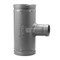 Trójnik redukcyjny ocynkowany Groove - 88.9/60.3/88.9