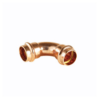 Łuk dwukielichowy 90' IBP PG 5002 do gazu, Cu, 54 mm (ML)