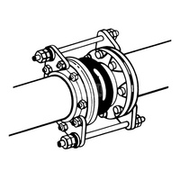 Komplet ograniczników wydłużenia do łącznika ZKB DN250 PN16 CONTROL RODS ZKB DN10'' 