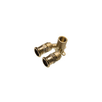 Trójnik SANHA PURAPRESS brąz 20 mm x 1/2'' x 22 mm (zw x GW x zw)