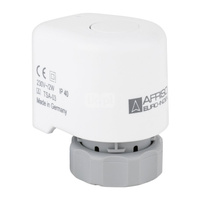 Siłownik termoelektryczny TSA-03, nakrętka M30 x 1,5 mm, 230 V AC z wył. pomocniczym, NC