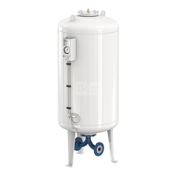 Naczynie wzbiorcze stojące FLAMCO MEIBES Airfix D-E, pojemność 50 l 6-, 16 bar / 120'C fi1 1/2'', kolor biały, do instalacji  C.W.U.