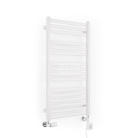 Grzejnik drabinkowy Concept By TERMA MALTA, podłączenie SX, wym. 710 x 500 mm, kolor biały drogowy RAL9016, moc 328W