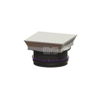 Nasada LW 800 z pokrywa ze stali nierdzewnej kl. B T: 274-523mm bez kołnierza