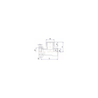 Śrubunek nakrętny 90° RUMET Mosiądz R 3/4'' x 3/4'' x 1/2''